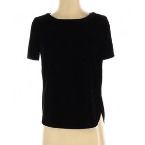 Banana Republic Velvet Short Sleeve Blouse
